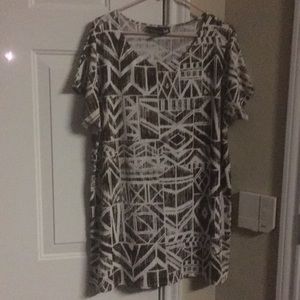 Multi print shirt